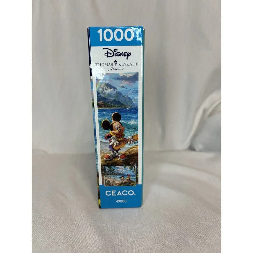 Ceaco Thomas Kinkade Disney Mickey & Minnie Hawaii 1000 Piece Puzzle NIP